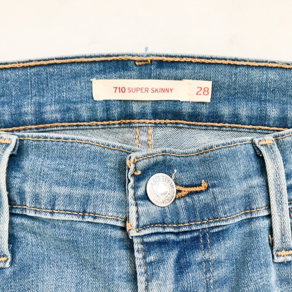 Levi’s 710 Skinny Patchwork Jeans - Picture 5 of 7